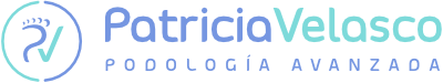 Imagen del logotipo de Patricia Velasco | Podología Avanzada que se muestra en el báner de cookies.